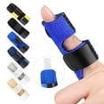 thumbnail image 1 of Attelle de Doigt avec Sangle de Fixation Ajustable, Douce et Respirante, Soutien pour Doigt du Milieu, Protection, Stabilisateur de Doigt, Orthèse pour Adultes et Enfants, 1 of 7