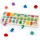 thumbnail image 2 of Juguetes de matemáticas Montessori forma Digital emparejamiento aprendizaje preescolar tablero de conteo niños juguetes educativos de madera para Fokelyi LN-1207, 2 of 7