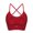 c01Red, variant on LNWUY Womens Soft Lightweight Comfort Breathable Solid Color Back Sports Bra Fitness Clothes Running Quick Drying Yoga Underwear Gray L