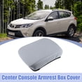 thumbnail image 2 of Unique Bargains Car Center Console Armrest Box Cover for Toyota RAV4 2014-2018 Pad Interior Anti-Scratch Cotton Gray, 2 of 7