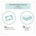 thumbnail image 5 of Ambesonne Geometric Quilted Bedspread Set 2 Pcs, Birthday Castle Boat, Twin Size, Multicolor, 5 of 5