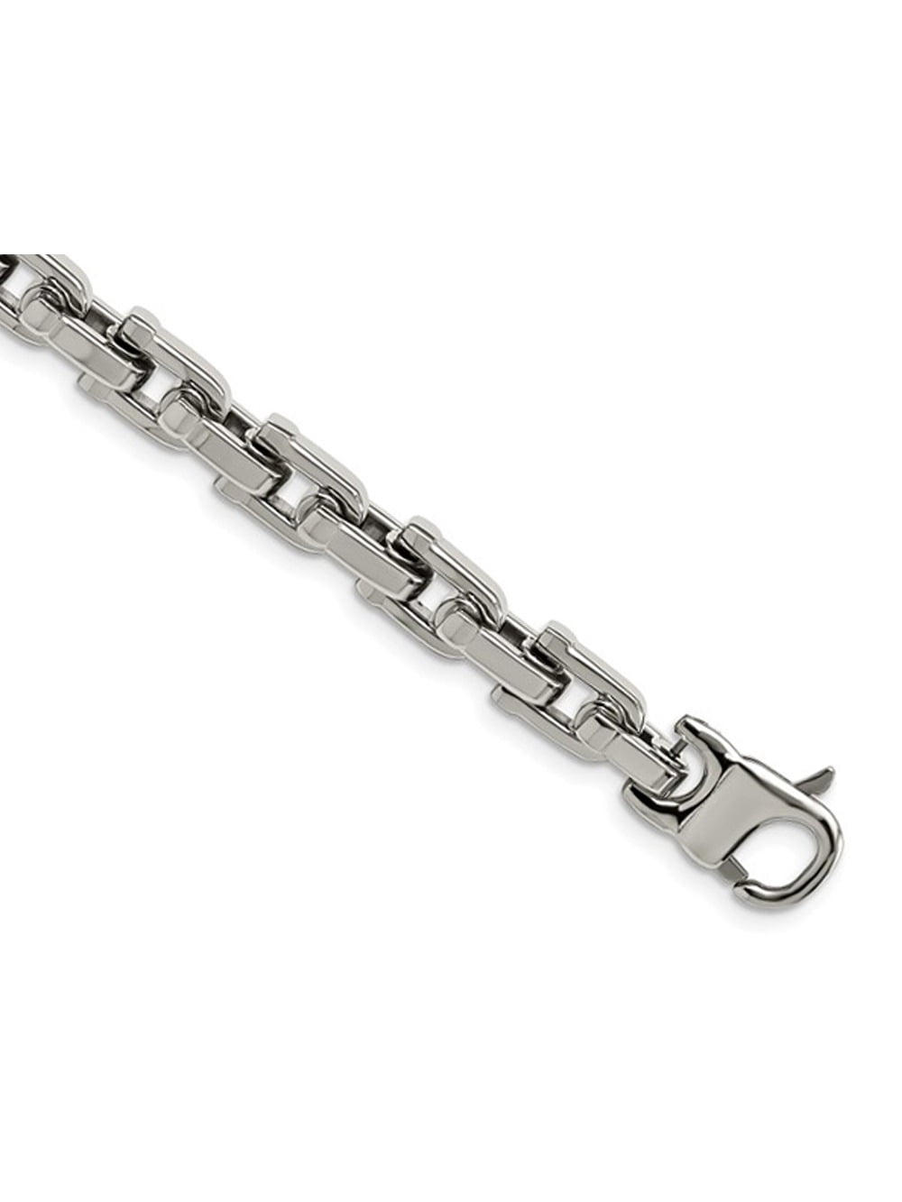 Gem & Harmony Mens Stainless Steel Bracelet 8.5 inch for Men