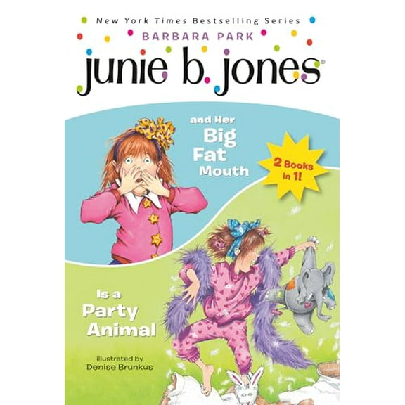 Pre-Owned Junie B. Jones 2-In-1 Bindup: And Her Big Fat Mouth/Is a Party Animal (Paperback) 059390138X 9780593901380