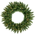 thumbnail image 2 of Vickerman 24" Camdon Fir Artificial Christmas Wreath, Multi-colored LED Mini Lights, 2 of 2