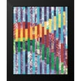 thumbnail image 2 of Moore, Regina 20x24 Black Modern Framed Museum Art Print Titled - Quilted Monoprints II, 2 of 5