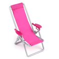 thumbnail image 2 of LAMIRO Miniature Folding Plastic Beach Chair Deck Doll House Furniture Garden Accessory, 2 of 4