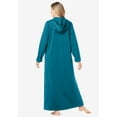 thumbnail image 3 of Dreams & Co. Plus Size Long Hooded Fleece Sweatshirt Robe, 3 of 4