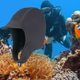 thumbnail image 1 of Traje de neopreno de 2 mm Capucha Capucha de buceo Capucha Elástica Protección solar Surf Capucha térmica Gorro de natación para piragüismo Deportes Negro DYNWAVEMX Gorro de buceo, 1 of 8