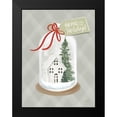 thumbnail image 2 of House Fenway 12x14 Black Modern Framed Museum Art Print Titled - Home for the Holidays Snow Globe, 2 of 5
