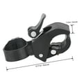 thumbnail image 2 of unbranded Montura Para De Con Clip Giratorio 90 Soporte Resistente Negro Plástico Y Metal, 2 of 7