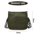 thumbnail image 2 of Bolso bandolera Bolso de piel para mujer Bolso bandolera Bolso cubo para mujer, correa ajustable, 2 of 5