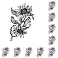 thumbnail image 1 of sweethay Silicone Stamp Flower Shape Exquisite Sweet Gift Embosser Office Accessories Card Decorations DIY Clear Stamper Print Making Kit Mostrar como imagen 10piezas, 1 of 5