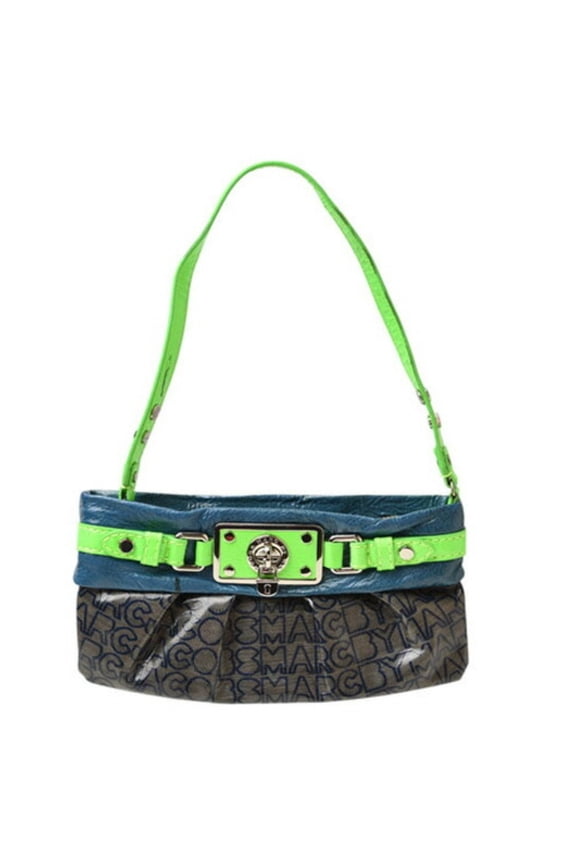 Pre-Owned Marc by Marc Jacobs Marc by Jacobs Turnlock Pouch, Neon Color, M382095...
