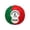 A006- F, variant on Leather Hacky Sack, Leather Training Sack, Football Training, Sports Skill Training, 2.5 Inch Diameter Handheld Toss and Catch Coordination Training Tool, Lightweight Portable for