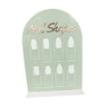 thumbnail image 1 of Soporte de exhibición para decoración de uñas, tablero de práctica acrílico, tablero de Color para uñas, muestra de puntas de uñas verde, 1 of 8