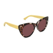 Panama Jack Premium Polarized Tort Cat Eye Sunglasses