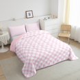 thumbnail image 4 of Erosebridal Plaid Buffalo Bedding King Comforter Set, Checkered Down Comforter, Rectangle Room Decor, Reversible 3-Piece, 4 of 8