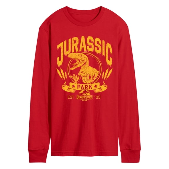 Jurassic World - Jurassic Park Collegiate - Men's Long Sleeve Graphic T-Shirt