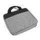 thumbnail image 3 of Estuche para computadora portátil Gris Oscuro Lona Impermeable Cremallera de Metal Mango cómodo Funda para computadora portátil para el hogar, la Escuela y la Oficina, 3 of 8