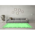 thumbnail image 3 of Ahgly Company Indoor Rectangle Abstract Emerald Green Modern Area Rugs, 7' x 10', 3 of 4