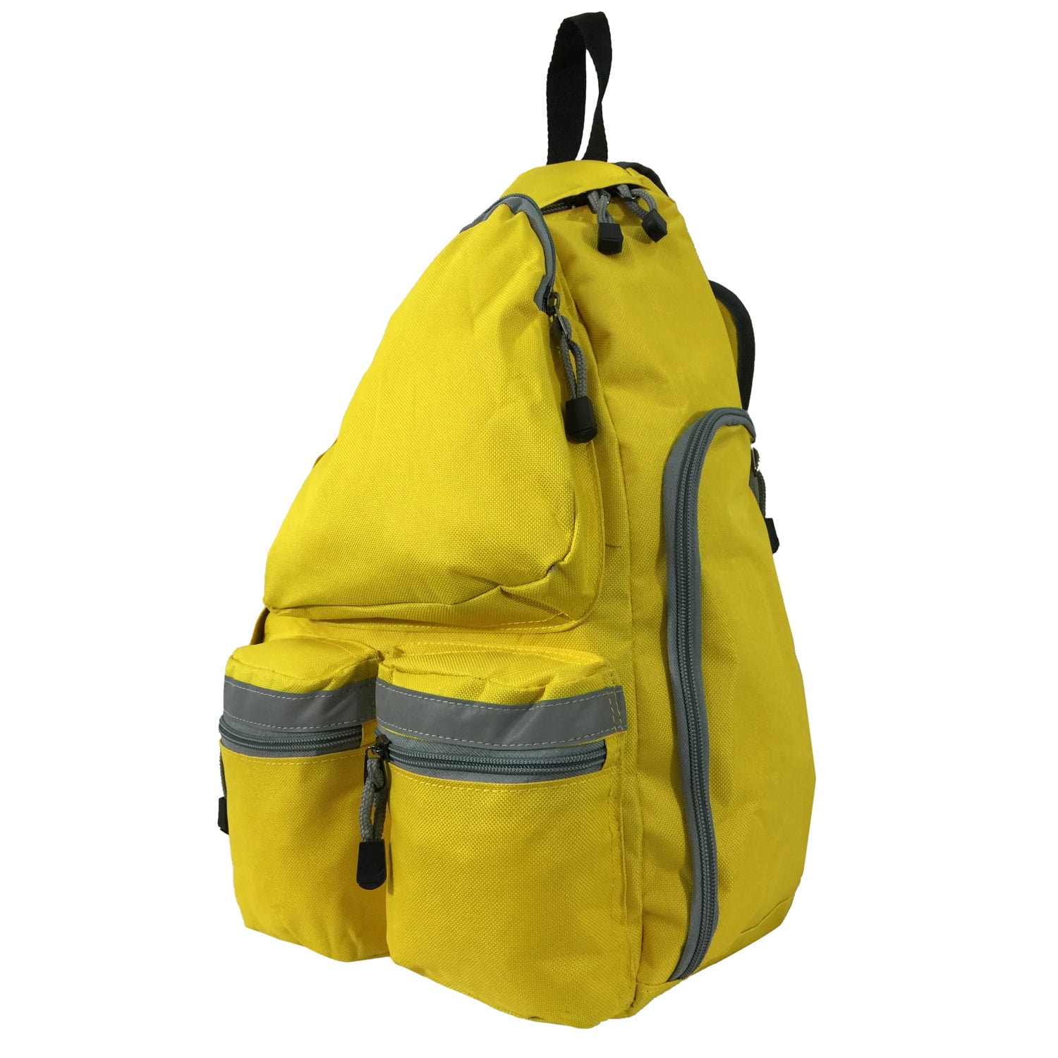 K-Cliffs XL 20 inch Unisex Sling Backpack , School Bookbag, Travel Daypack, Color; Yellow Teen-Adults