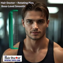 Men's Hair Doctor 5" Pocket Comb reduces hair damage and hair loss