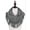 Gray, variant on StylesILove Womens Winter Warm Solid Mini Tube Infinity Scarf With Fringe
