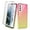 Gold/Pink, variant on Samsung Galaxy S21 FE Case With Built-in Screen Protector, Rosebono Hybrid Gradient Transparent Soft TPU Clear Skin Cover 360 Protection Case For Samsung Galaxy S21 FE (Purple)