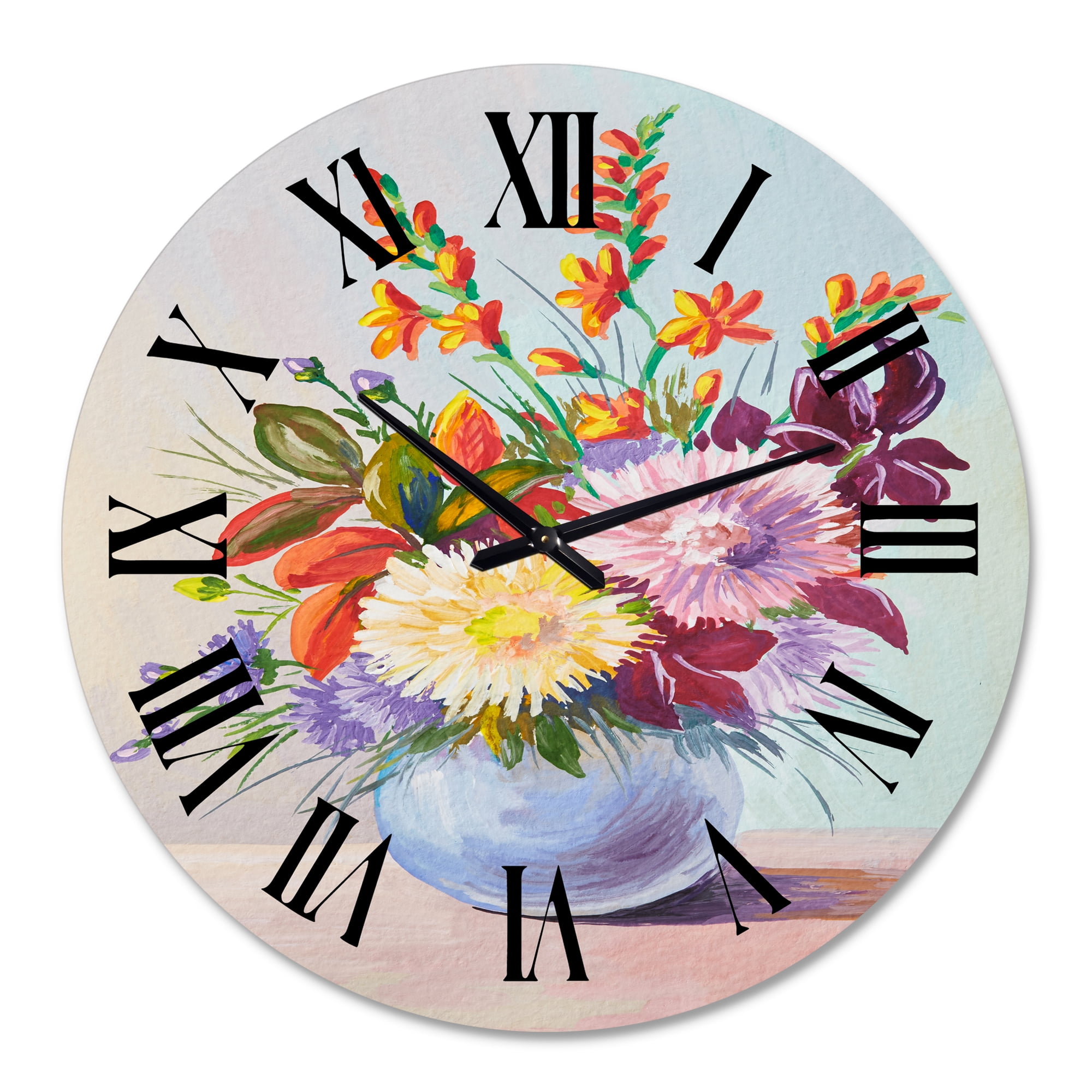 Designart 1 in Quartz Traditional Wall Clock