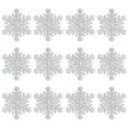 thumbnail image 1 of Parches navideños bordados con forma de copo de nieve para planchar, juego de 12, 1 of 6