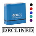 thumbnail image 2 of Printtoo Declined Self Inking Rubber Stamp Pre-Inked Office Stamp- Home Office Business Stationery, Red- 42 x 9 mm, 2 of 7