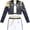 Black-Uniform Suit, variant on Halloween Cosplay Costume for G'irl's, Popular Singer Idol Group Stage Performance Outfit with Top and Pants, Pop Star Role Play Costumes for Halloween Dress Up Party, Festival & Carnival