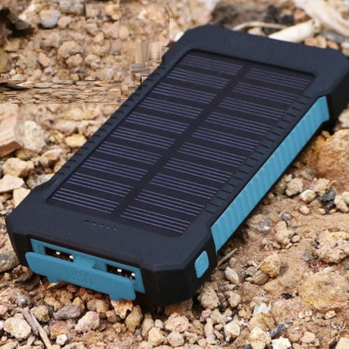 500000mAh Dual USB Portable Solar Battery Charger Solar Power Bank
