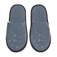 thumbnail image 1 of Fotbe White Dandelion Pantuflas Peludas para Mujer con Estampado, Zapatillas de Peluche, Zapatos de Invierno para Casa, Uso Interior y Exterior-Large, 1 of 8