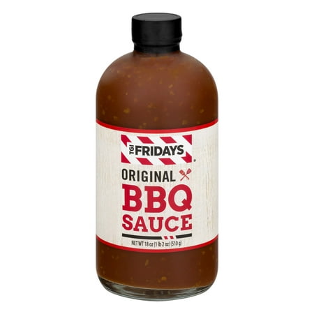 (2 Pack) TGI Fridays Original BBQ Sauce, 18 oz