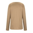 thumbnail image 6 of New & Trending for Spring Sawvnm Women's Fashion Solid Loose Long Sleeve T-shirt Pullover Tops for Women, 6 of 6
