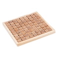 thumbnail image 2 of Yinanstore Multiplication Table,Wooden Multiplication Board Game,Counting Toy,Math Skill Learning Toy,Math Numbers Block for Home School Log color box, 2 of 8