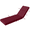 Red, variant on Chaise Lounge Cushion, 3.9" Thick Outdoor Lounge Chair Cushions with Ties for Patio, 21" x 72", Navy Blue