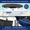 thumbnail image 4 of Machrus Upper Bounce 7.5ft Round Trampoline Weather Cover - Weather-Resistant Trampoline Protective Cover - Blue, 4 of 5