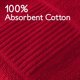 thumbnail image 2 of Towel 10948 T-Fal 10948 - Plato de cocina (algodón, 40 x 66 cm), color rojo, 2 of 5