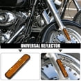 thumbnail image 2 of Unique Bargains Universal Reflector for Motorcycle Scooter Bicycle Safety Spoke Reflective with Screw Orange, 2 of 6