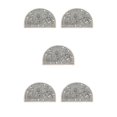 thumbnail image 3 of Youkk Bathroom Rugs Water Absorbent Floor Bath Mat Carpet Flower Semicircle 40x60cm 5Set, 3 of 6