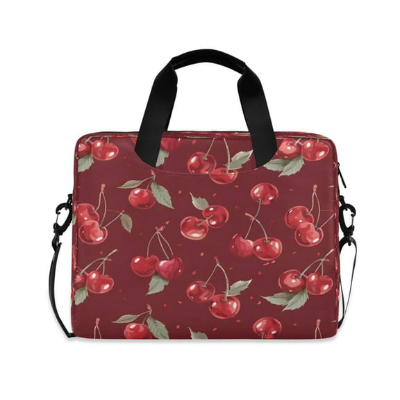 Laptop Bag Laptop Briefcase 15.7 x 3 x 11.8 Inches Laptop Bag Briefcases Laptop Storage Travel Laptop Bag Work Laptop Bag Red Cherry