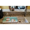 thumbnail image 2 of English Bulldog Snowman Christmas Dish Drying Mat, 2 of 2