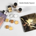 thumbnail image 2 of 15g Metal Mirror Marble Metallic Resin Pigment Kit Pearl Powder Epoxy Resin Colorant Glitter Resin Dye Jewelry Making, 2 of 13