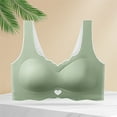 thumbnail image 2 of Seductiva Womens Sports Bras Comfort Bra Everyday Bra V Neck Soft Lightweight Womens Basic Bra Full Coverage T-Shirt Bra 1PC, 2 of 5