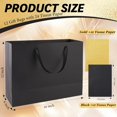 thumbnail image 2 of 12 Pack Large Black Gift Bags with Handles, 16x6x12 Inch Including Tissue Paper for Wedding Birthday Christmas Gifts, 2 of 7