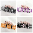 thumbnail image 2 of Fabricante al por mayor de pegatinas de gel para uñas de Halloween, pegatinas de luz LED para decoración de uñas, arte coreano con purpurina, 2 of 4