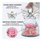 thumbnail image 3 of Flores preservadas, regalos de cumpleaños para el Día de la Madre para mamá y abuela, figuritas de ángeles con rosas azules naturales, regalo de agradecimiento, regalo de aniversario de bodas, 3 of 4