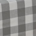 thumbnail image 3 of Park Designs Buffalo Check Backed Gray Table Runner 13" x 36", 3 of 4